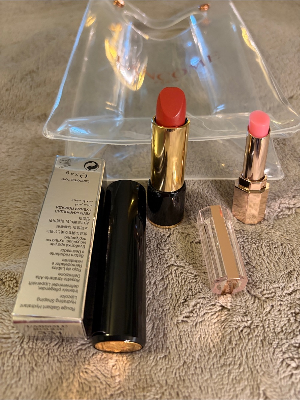 Lancôme L’Absolu Fleur Impressionniste 331 Lipstick New in Box and Lancôme Gloss